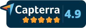 Capterra rating of 4.9 out of 5 for Eric AI